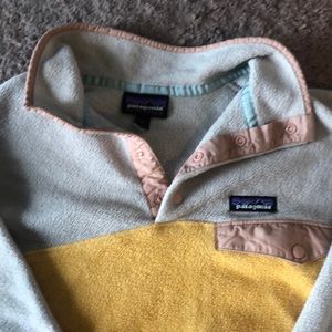 Patagonia two-tones fleece size large